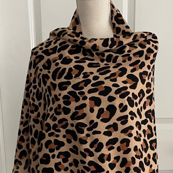 COACH LEOPARD PRINT SCARF - TAGS ON - Picture 1 of 5